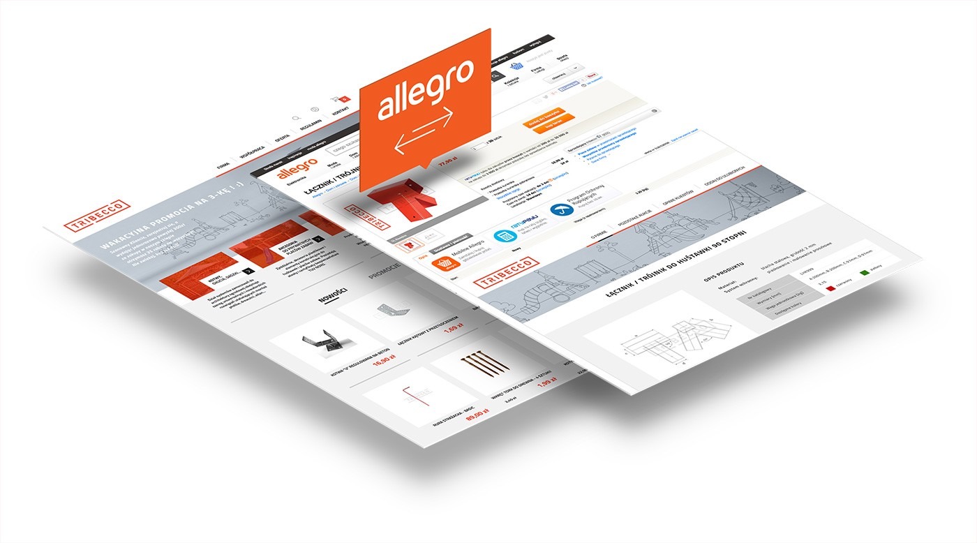 e-sklep połączony z Allegro