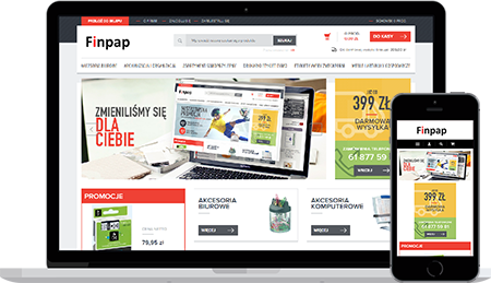 Responsywny sklep Finpap.pl