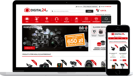 Responsywny sklep internetowy Digital24.pl
